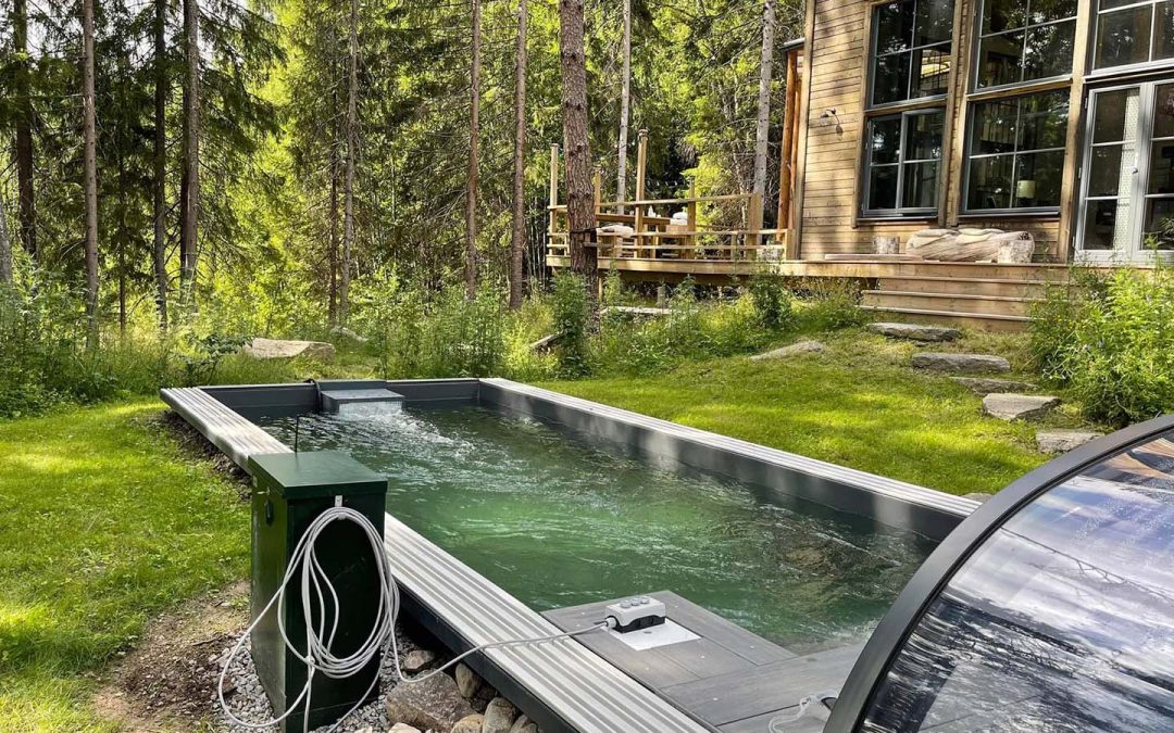 CubePool 12m med tak